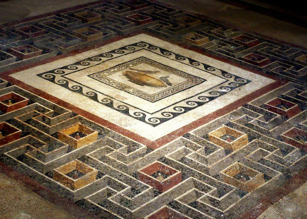 Римская мозаика в интерьере